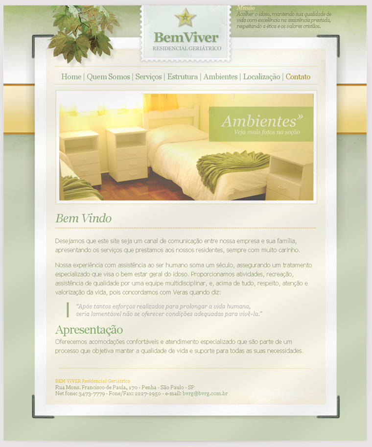 Bem Viver Geriatric Residence